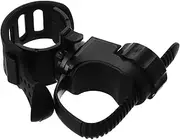 Bicycle Light Base Bike Lights Flashlight Mount for Bicycle Bike Headlight Bracket Universal Flashlight Mount Holder Riding Flashlight Holder Cycling Headlight Holder Black Plastic