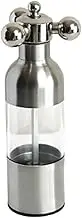 Stainless Steel Mill Silver Hand-Driven Pepper Mill Pepper Mill Manual Salt Pepper Grinder Seasoning Sauce Mill
