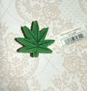 New Original Jibbitz Crocs Charm: Hemp Leaf