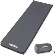 Naturehike Ultralight Sleeping Mat 6cm Thickness Backpacking Sleeping Pad with Pillow, Compact Inflatable Camping Air Mattress Pad for Camping,Sleeping,Backpacking,Travel,Hiking (D03-Grey)