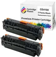 2 Pack Black Compatible Toner Cartridge Replacement for HP 305X CE410X (4,000 pages) for HP LaserJet Pro 300 color M351a M375nw LaserJet Pro 400 color M451dn M451dw M451nw M475dn M475dw