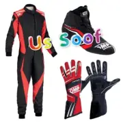 GO KART KARTING NEW RACE SUITE CIK/FIA level 2 Approved with shoes gloves & gift