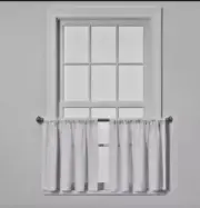 Threshold Light-Filtering Leno Curtain Tier Set Two Panels 42in W x 24in L