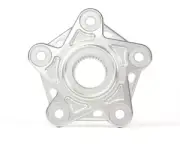 AEM Factory Ducati Rear Sprocket Flange Spin - Hyperstrada 821/939 - Silver