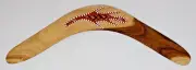 Aboriginal Australian Art Boomerang, Handcrafted and Signed. (Not For Throwing)