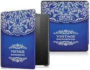 ALMIGHTY Kindle Oasis Water-Safe PU Leather Cover Case, Only Fits All-New 7” Kindle Oasis （Euporean Pattern）