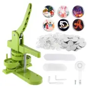 Button Maker Tool 58mm 2.28" Badge Punch Press Machine with 200pcs Button Parts