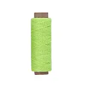Bright Green [Lime] Premium Waxed Polyester Thread for Leather Crafting, 1mm x