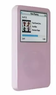 iPod 5G Second Skin Protective Case (Pearl Pink) for 60GB & 80GB Models