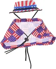 CIYODO Adorable Hamster Lizard Hat Cloak Polyester Elastic Comfortable Pet Accessory Set