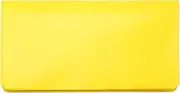 [Carousel Checks Inc.] Yellow Vinyl Checkbook Cover, Top Tear Personal Vinyl Checkbook Cover