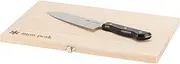 Snow Peak Folding Cutting Board and Knife Set, Chopping Block for Kitchen to Camp