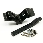 Black Alloy Adjustable Drop Hitch Receiver Fr 1/10 Axial SCX10 RC Car Crawler #B