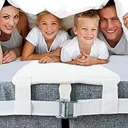 EPHEDORA 12" Extra Wide Bed Bridge Connector | Twin XL to King Converter Kit with Strap | Adjustable Mattress Connector for Bed | 25D Memory Foam | 12" Design | Non-Slip | Storage Bag Included