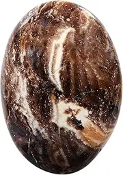 mookaitedecor Polished Boulder Opal Worry Stone Pocket Palm Stones Crystal Healing Gemstone Home Decor, Irregular Shape