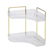 Corner Bathroom Counter Organizer Bathroom Countertop Shelf Makeup3376