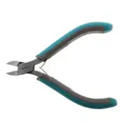 Heavy Duty Side Cutter Pliers with Fine Tips for Jewelry Crafting Gray Blue