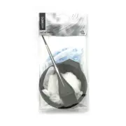 Basicare Hair Dyeing Kit Bowl Tint Brush Tinting Cap Niddle Gloves Vinyl Pouch