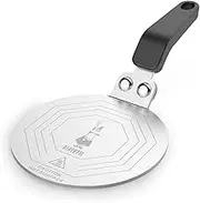 Bialetti - Induction Stainless-steel Plate: Suitable for 1-9 Cup Coffee Makers or Small Pots - 5,11inch