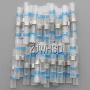 100pcs 16-14 AWG Solder Sleeve Heat Shrink Butt Wire Splice Connector Waterproof