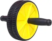 175mm Abdominal Exercise Roller for Steel Tube Pvc Double Wheel Mute Fitness Device