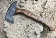 Handmade Carbon Steel Tomahawk Axe For Camping Hunting Outdoor & Hiking