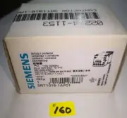 Siemens 3RT1016-1AF01 Contactor. 110V coil. 4kW 400V. NIB. 3 pole. sz s00. #160