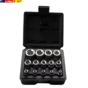 4/5/14PCS Female E Star Torx Socket Set E4-E24 E-Torx External Hex Socket Insert