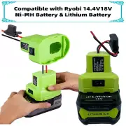 Replace 14-Gauge Wire Power Wheels Adapter Connector for Ryobi 18V Battery