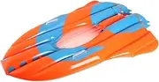 Perfk Inflatable Airplane Surfboard Swimming Pool Floating Board Orange Gifts for Water Slides for Beach Surfing Board Pool Float