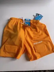 Bauer Youth Core Mesh Jock Shorts L/G - Includes Cup and Tabs for Socks