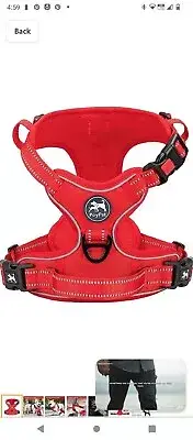 PoyPet No Pull Dog, Reflective Harness, Soft Pad - New Medium .