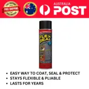 Flex Seal Liquid Rubber Sealant Spray Can, 14 Oz, Black, FREE SHIPPING AU STOCK