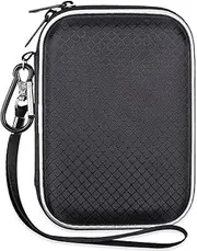 Lacdo EVA Shockproof Hard Drive Case for Western Digital WD My Passport Ultra WD Elements Gaming Drive Portable External Hard Drive 1TB 2TB 3TB 4TB 5TB USB 3.0 USB-C 2.5" HDD Travel Storage Bag, Black