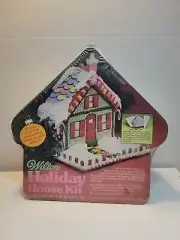 Wilton Holiday House Kit Baking Christmas Cake Pan Set Vintage 1982 - New - BB62