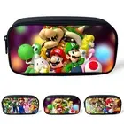 Super Mario Pencil Case Pen Bag Storage Make up Pouch Kids Student Cartoon Gifts