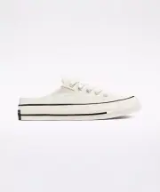 New Converse Chuck 70 Mule Canvas Sneakers - Foundation Egret (172592C)