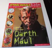 Star Wars Kids Premiere Issue Darth Maul Magazine for Young Jedi Scholastic1999