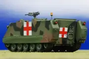 Easy Model 1/72 M113A2 APC Tank Red Cross US Army