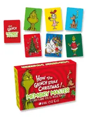 Dr Seusss The Grinch Memory Master Christmas Card Game - 1 to 4 Players