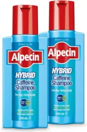 Alpecin Hybrid Shampoo 2X 250Ml | Shampoo for Sensitive and Dry Scalps | Ener...
