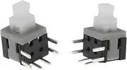 Micro Switch, Microswitch 100PCS Kft-5.8 5.8x5.8MM Tactile Latching Side 6Pin High Head Latching Switch microswitch