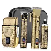 Professional Hair Clippers for Men,Hair Clippers+T-Blade Gold-2