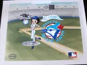 Betty Boop Hand Painted Toronto Blue Jays Limited Edition Artist Proof 1 of 25