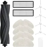 Accessories Kit for Dreame D10s / D10s Pro Robot Vacuum Cleaner, 1 Main Brush, 4 Mop Pads, 2 Hepa Filter, 4 Side Brush