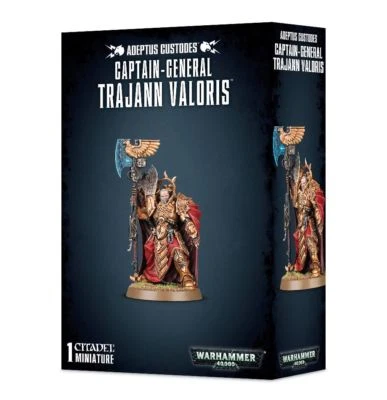 Warhammer 40k Adeptus Custodes Captain-General Trajann Valoris NIB