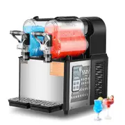 3Lx2 Tank Commercial Slushy Machine Margarita Smoothie Frozen Drink Maker