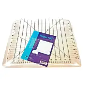June Tailor Shape Cut Slot Ruler-Acrylic Cutting Tool JT796 For Quilting Cutting
