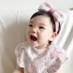 【LIANNE BABY】文藝粉碎花嬰兒禮物 圍兜髮帶 彌月禮盒 滿月禮(滿月禮 收涎禮物 週歲禮 彌月禮盒)