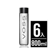 在飛比找Yahoo奇摩購物中心優惠-VOSS挪威芙絲 頂級氣泡礦泉水(時尚玻璃瓶6入x800ml